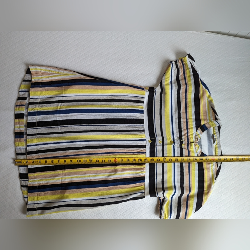 Peter Som for Anthropologie Naxos Striped Tunic Dress, Size S Petite - Picture 8 of 10
